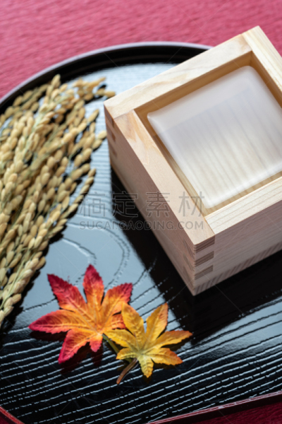 日本青酒,垂直画幅,留白,饮食,寒冷,无人,冷酒,鳟鱼,日本,海产