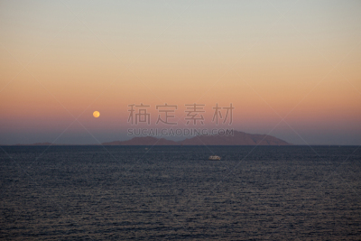 月亮,水,天空,沙姆谢伊赫,水平画幅,夜晚,无人,户外,充满的,中东