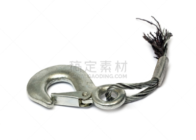 金属,绳子,背景分离,一个物体,概念,汽车,损失,图像,坏掉的,银色