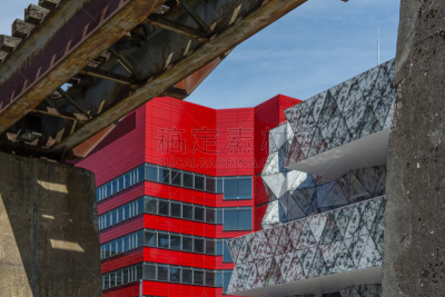卢森堡公国,esch-sur-sure,水平画幅,建筑,无人,阿尔则特河畔埃施,建筑外部,户外,钢铁,熔炉