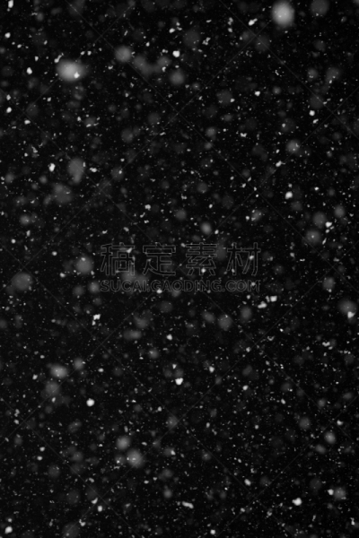 雪,黑色背景,大风雪,满画幅,天空,黑色,夜晚,垂直画幅,留白