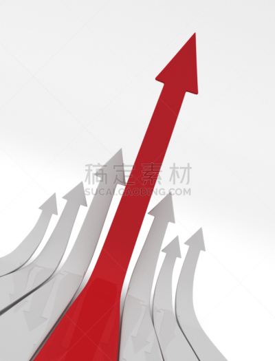 箭头符号,商务,打破纪录,前面,与众不同,图表,三维图形,前进的道路,高处,绘画插图