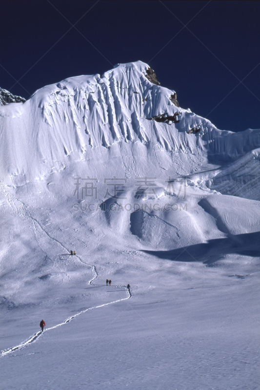 雪,山,垂直画幅,无人,喜马拉雅山脉,攀冰,户外,冰,亚洲,世界遗产