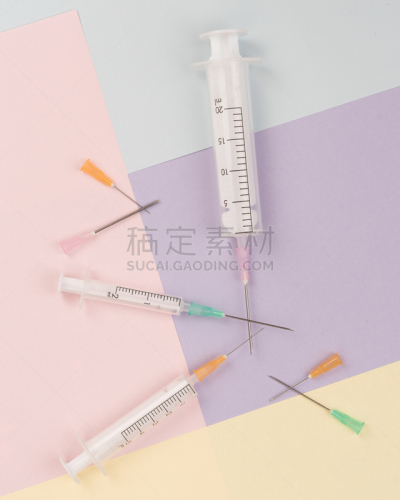 注射器,彩色背景,垂直画幅,替代疗法,辅导讲座,无人,绘画插图,科学,塑胶