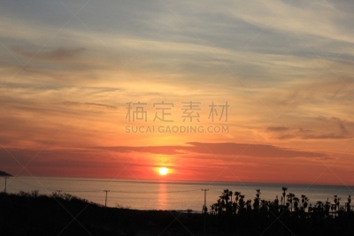 圣路卢卡斯,黎明,水平画幅,无人,户外,云景,多车道公路,拉丁美洲,南加里福尼亚,摄影