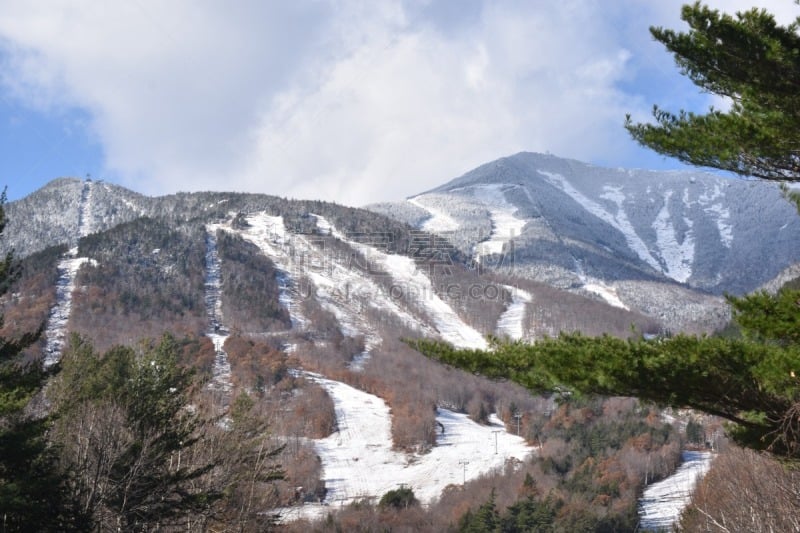 阿迪隆戴克山脉,户外,秋天,冬季运动,滑雪运动,图像,水平画幅,无人,美国,纽约州