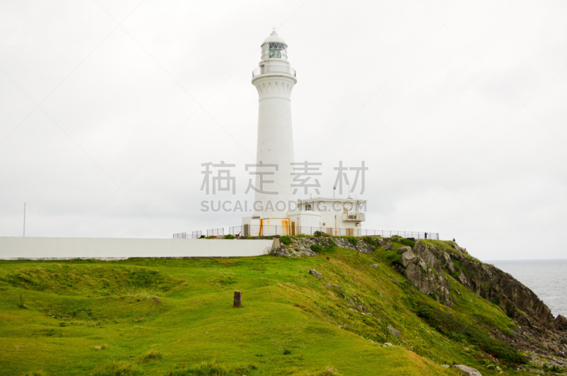 灯塔楼,白色,强风,锐角,加拿大沿海省,留白,风,图像,彩色图片