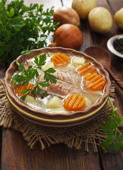 蔬菜,汤,三文鱼,传统,焖菜,香料,食品,餐具,餐馆,肉汤