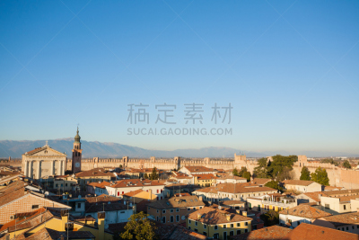 城墙,城市,意大利,都市风景,中间部分,砖,帕多瓦省,围墙,著名景点