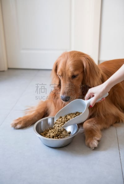 狗,金毛寻回犬,狗食,可爱的,食品,地板,哺乳纲,头发,人的眼睛,动物眼睛