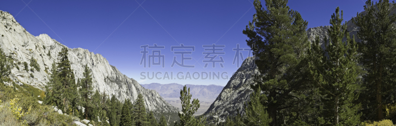 惠特尼山,加利福尼亚,小路,墨尔经,龙柏,欧文斯谷,英友镇,高地,加利福尼亚内华达山脉,天空