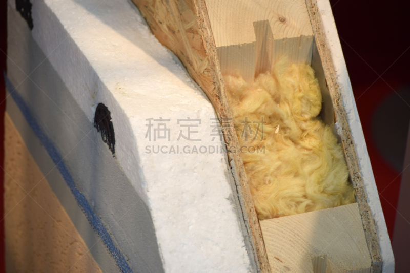 聚苯乙烯,绝缘体,横截面,杂种狗,柏林墙,都市风景,石材,羊毛,做