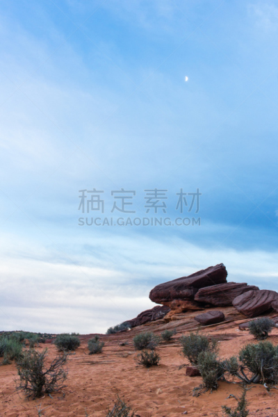 鲍威尔湖,马蹄弯,马蹄铁,垂直画幅,水,天空,美,沙子,无人,户外