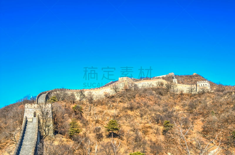 要塞,塔,远古的,山,著名景点,北京,砖,旅游目的地,风景,建筑