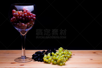 葡萄酒酿造,葡萄,玻璃杯,多样,红葡萄,白色,红葡萄酒,葡萄酒,留白,家庭生活