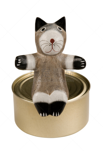 玩具猫,剪贴路径,背景分离,食品,玩具,密封食品,想法,商品,圆形,木制