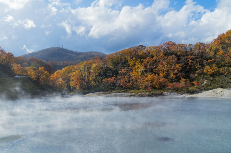 日本,秋天,北海道,热,著名景点,札幌,小路,户外,硫磺,旅行者