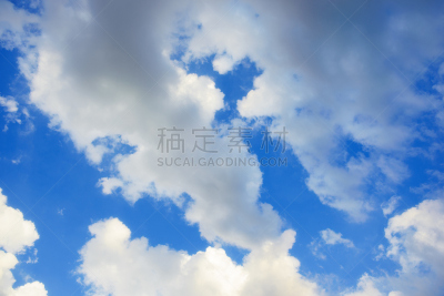 天空,云,小的,蓝色,背景,美,气候,艺术,水平画幅,形状