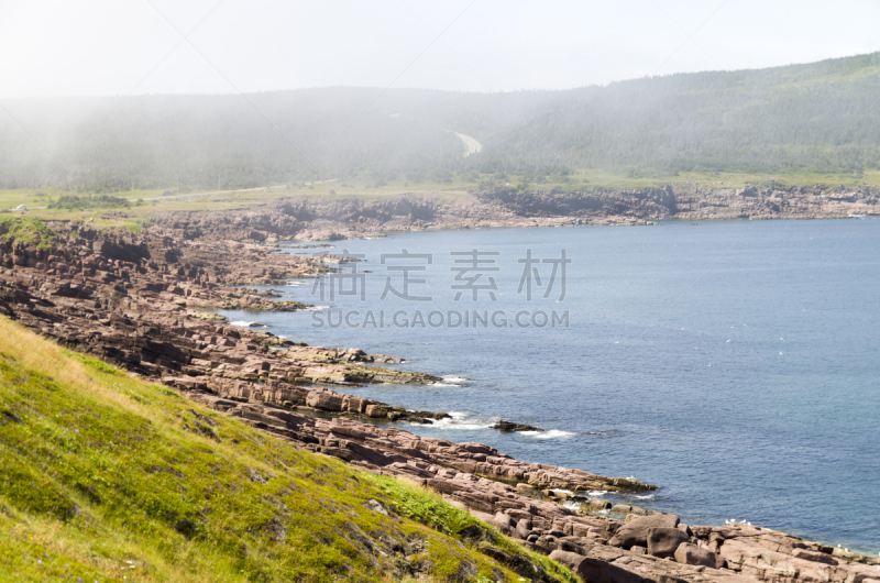 斯必尔角,看风景,小路,加拿大,水平画幅,无人,阿瓦隆半岛,灯塔楼,北美,海洋