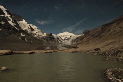 天空,水平画幅,山,雪,帕斯特兹冰河,户外,格劳斯格劳克纳山,在上面,高处,奥地利