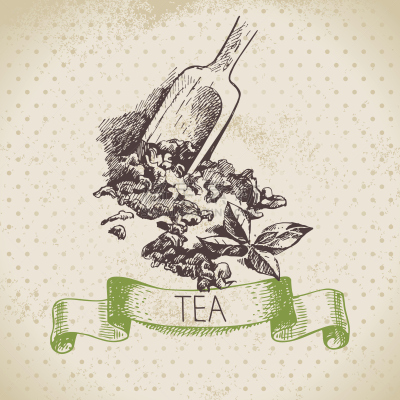 绘画插图,背景,茶,草图,菜单,动物手,纹理效果,茶碟,标签,计算机制图