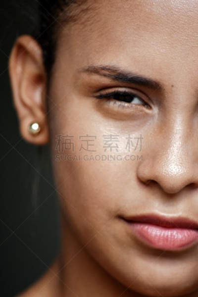 青少年,人的脸部,女性,垂直画幅,彩妆,美人,特写,人的眼睛,表情符号,看
