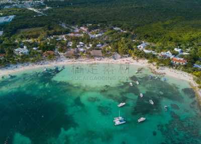 美,爱库马尔,海滩,风景,玛雅文明,自然,地形,墨西哥,加勒比海地区,顶部