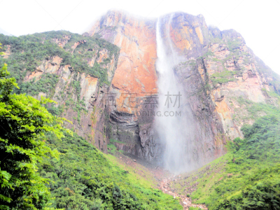 平顶山,canaima,委内瑞拉,自然,气候,水平画幅,岩石,瀑布,热带雨林,户外