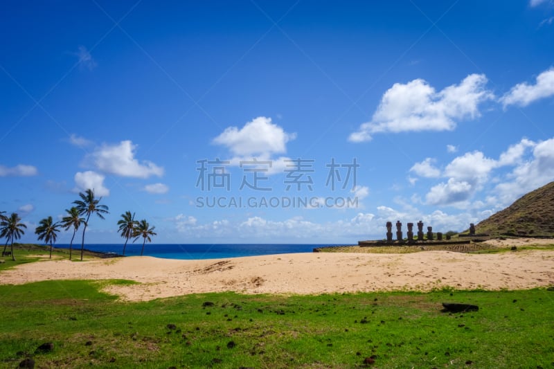 安纳根纳,复活节岛 ,雕像,亚虎瑙瑙雕像群,棕榈滩,建筑工地,莫阿尼雕塑群,沙雕,国际著名景点,秘密