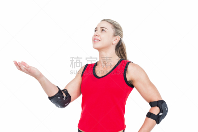 手球,运动员,护肘,女性,肘,30到39岁,运动竞赛,沙滩排球,水平画幅,美人
