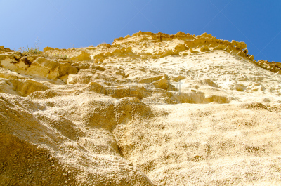 泉华,围墙,天空,留白,水平画幅,沙子,无人,干花,northern sahara,户外