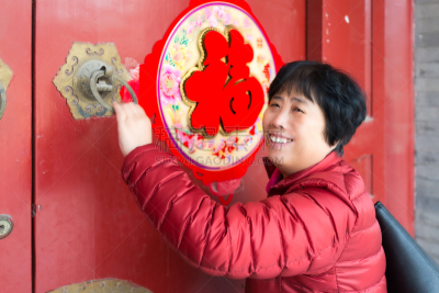 北京,门把手,黄铜,铜,生锈的,过时的,关闭的,大门,厚木板,建筑物门