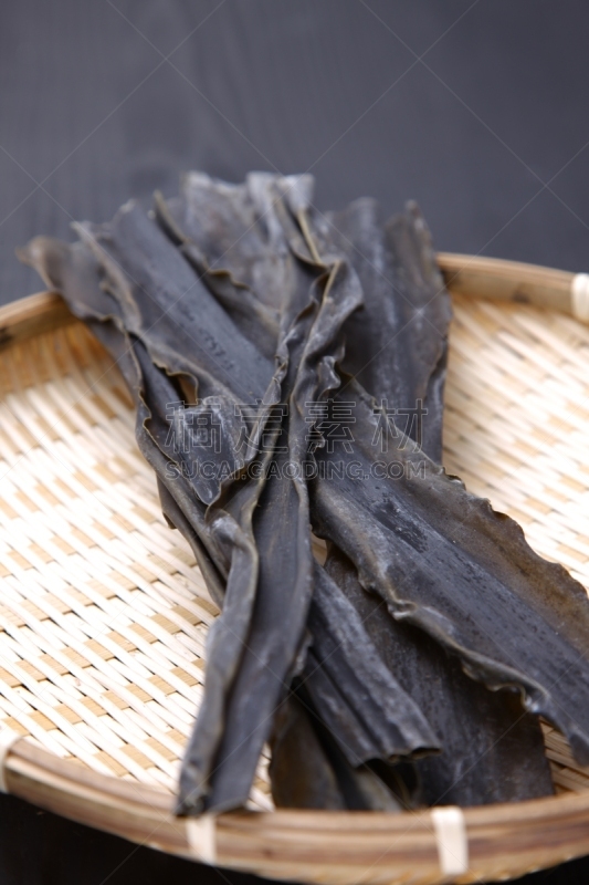 干燥食品,缠结的,肉汁,汤,海洋,鱼汤肉汤,海藻灰,垂直画幅,无人,海产