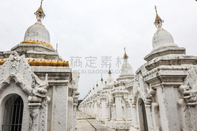缅甸,宝塔,实皆省,英文字母u,曼德勒,天空,艺术,水平画幅,无人,走廊