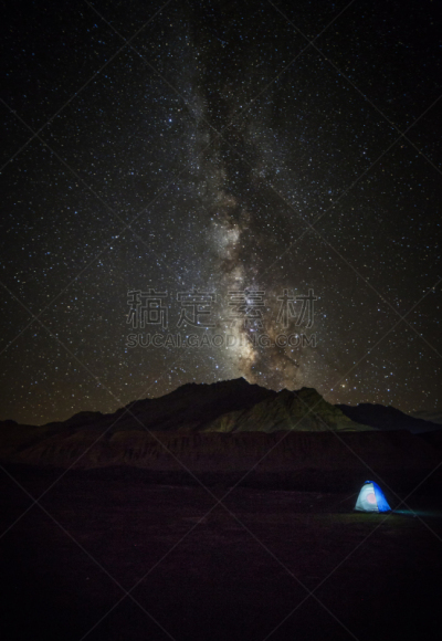 星星,银河系,帐篷,在上面,垂直画幅,天空,星系,光,圆顶帐篷,山脊
