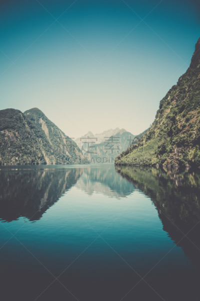 米佛峡湾,新西兰,地形,新西兰南岛,doubtful sound,蒂阿瑙,迈特峰,湖,山,海洋