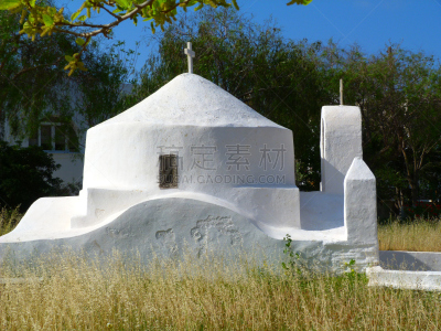 希腊,基克拉迪群岛,ios,小礼拜堂,岛,无人,希腊诸岛,图像,水平画幅,摄影