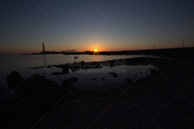 灯塔楼,法维尼亚纳,自然,悬崖,水平画幅,夜晚,无人,夏天,黄昏,建筑外部