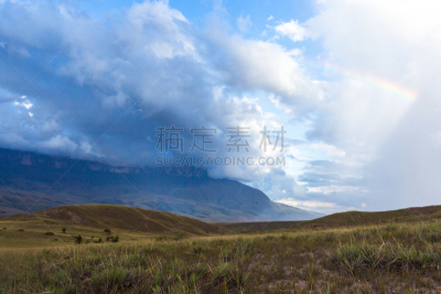 罗赖马山,平顶山区,罗赖马州,平顶山,canaima,委内瑞拉,南美,水平画幅,无人,户外