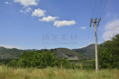 地形,天空,水平画幅,山,无人,东欧,夏天,户外,巴尔干,积雨云