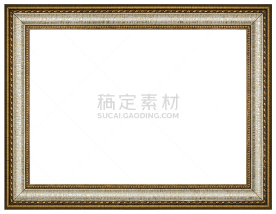 相框,白色背景,留白,新的,古老的,古典式,家庭生活,巴洛克风格,长方形,图像