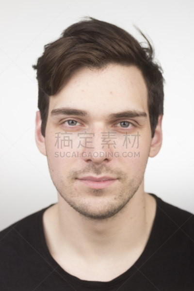 特写,人的脸部,面无表情,青年男人,垂直画幅,选择对焦,美,美人,白人