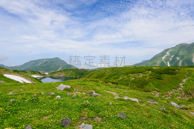 日本阿尔卑斯山脉,地形,北,立黑山部阿尔卑斯山脉路线,室堂,富山,富山县,火山湖,飞驒山脉,避暑圣地