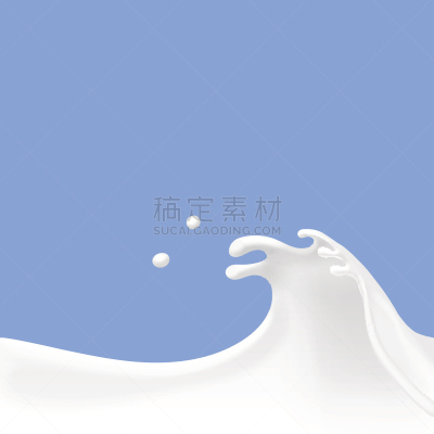 牛奶,波浪,酸奶,奶油,绘画插图,矢量,蓝色背景,牛奶巧克力,酸奶瓶,溅