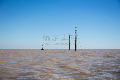 里约热内卢delaplata,河流,布宜诺斯艾利斯,水,天空,褐色,客船,浮标,水平画幅