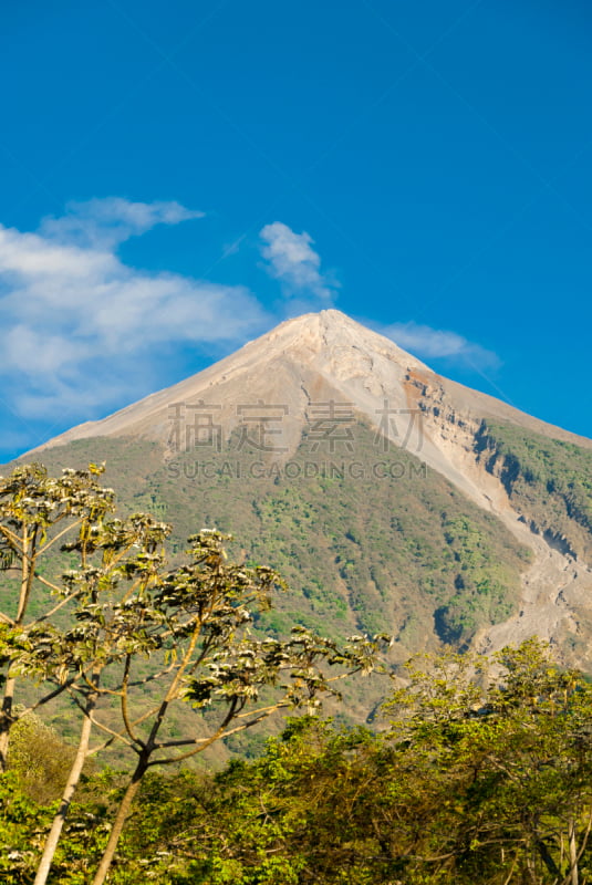 云,灰,危地马拉,火山,多样,接力赛,爆发,相伴,上升