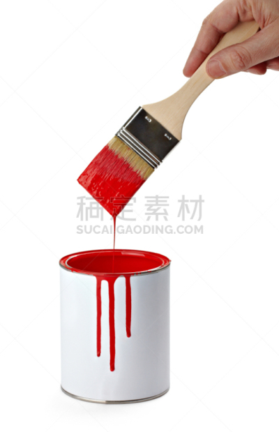 壁纸刷,涂料,罐子,彩色图片,漏泄,撒出,垂直画幅,油漆罐,墨水,金属