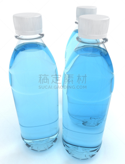 分离着色,白色背景,水瓶,饮料,一次性物品,苏打,健康保健,纯净,运动,清新