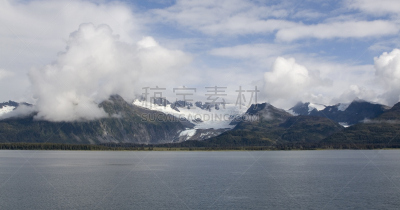 学院峡湾,瓦尔迪兹,水,天空,水平画幅,雪,无人,户外,著名自然景观,山