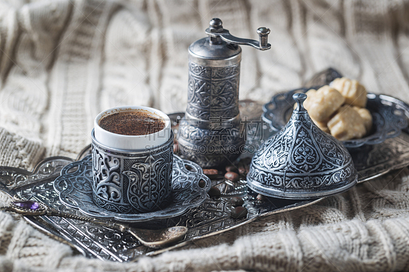 传统,土耳其清咖啡,热,暗色,咖啡杯,杯,复古风格,马克杯,浓咖啡,阿拉伯风格